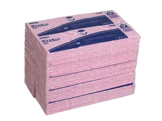 WypAll 7568 sopdoek X80 I-vouw 1-laags Rood 250 Stuks - 2