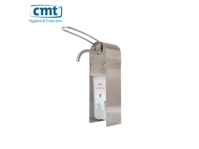 3389 Rvs Zeep/alcoholdispenser 1000 ml 33,5x9,2x9cm