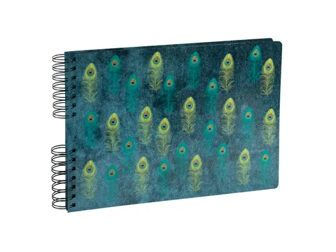 Fotoalb spir 50p zwt 32x22 PAON eendenbl