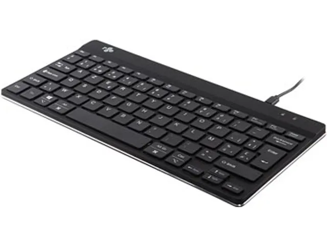 R-Go Tools Break Compact Toetsenbord Azerty BE Zwart