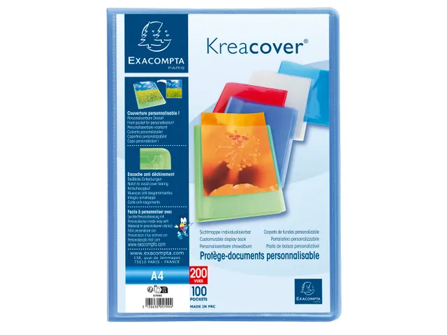 Protège-documents en polypropylène semi-rigide KreaCover Chromaline
