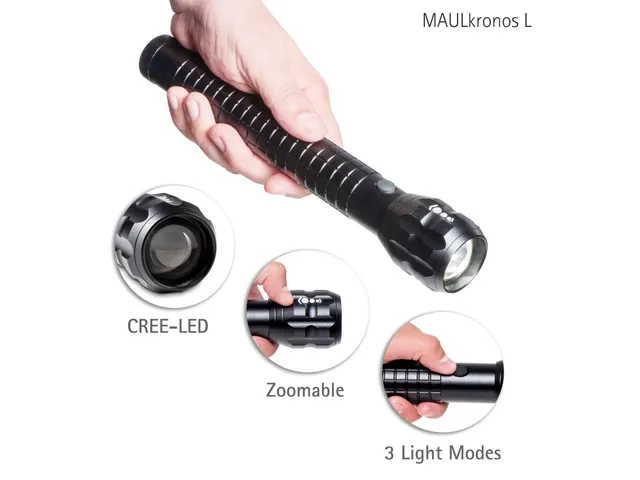 Zaklamp MAUL Kronos L LED 26cm lichtbereik 280m 8W