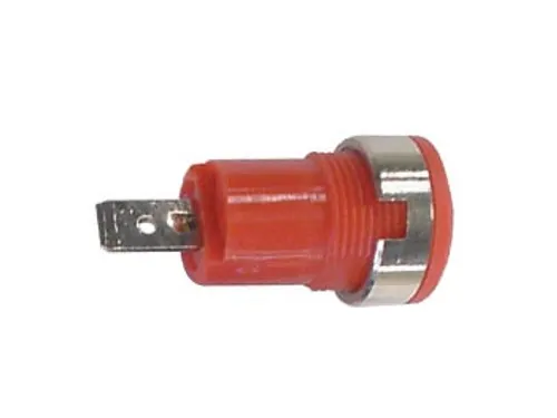 IEC1010 Bindpaal, Faston - Rood