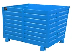 Kiepbak 1000x1500x1200mm 1.5m³ 140kg Draagverm. 2000kg Ral5012