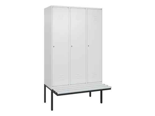 locker voor scheiding van kleding,HxBxD 2120x1200x815mm,3vak