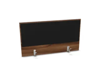 opzetpaneel bureau aanbouw achter NP-tiepolo nut BN8033-zwart 1000mm - 1