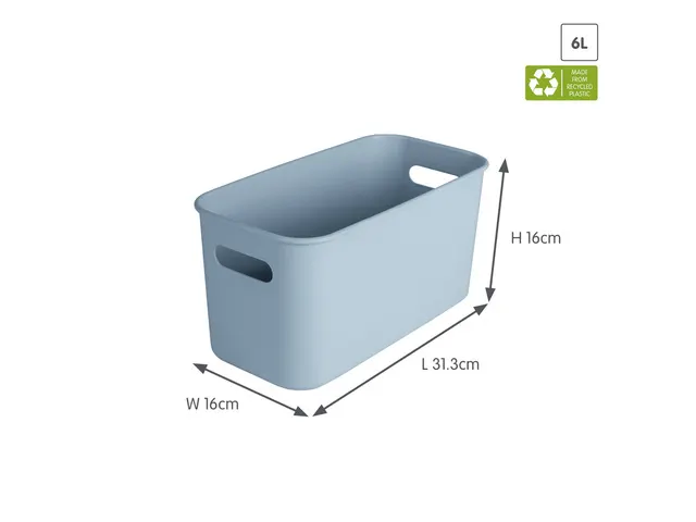 Opbergbox Sunware Home cube blauw