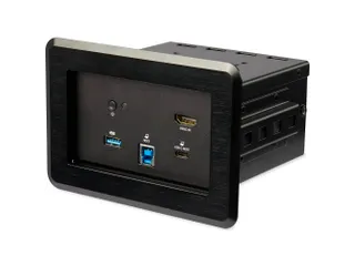 Vergadertafel docking station en aansluitdoos 4K - 2