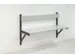 banc mural,HxLxP 710x1015x360mm,barres alu,structure acier RAL7035
