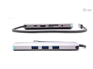 i-tec USB-C Metal Nano Docking Station 4K HDMI LAN - 5