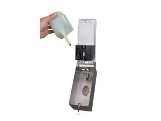 ontsmettingsmiddeldispenser,HxBxD 270x110x115mm,inhoud 0,8l - 4