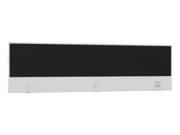 opzetpaneel,v. bureau,aanbouw achter,B 2000mm,Bl-wit,BN8033-zwart