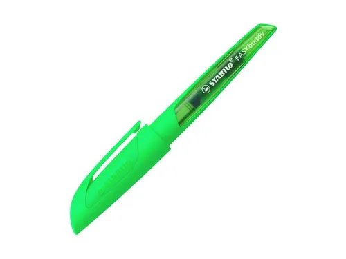 Vulpen STABILO Easybuddy M neon groen blister à 1 stuk