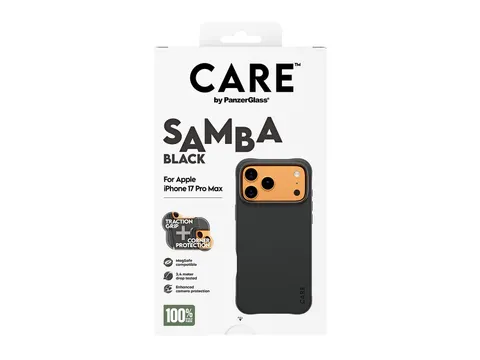 PanzerGlass CARE by Samba Case Black w. MagSafe iPhone 17 Pro Ma