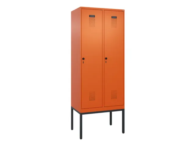 locker voor scheiding van kleding,HxBxD 2120x800x500mm,2vak