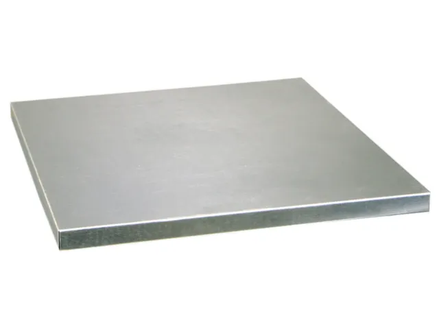 Stalen bodem,v. werkplaatskast,BxD 500x500mm,draagverm. 30kg,staal