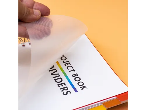 Projectboek Pukka White B5 lijn 10-tabs 200vel/400 pagina's 80 gram