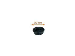 Magneet Nobo 20mm zwart 8 stuks - 4