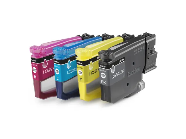 Inktcartridge Brother LC-527XL HC zwart + 3 kleuren