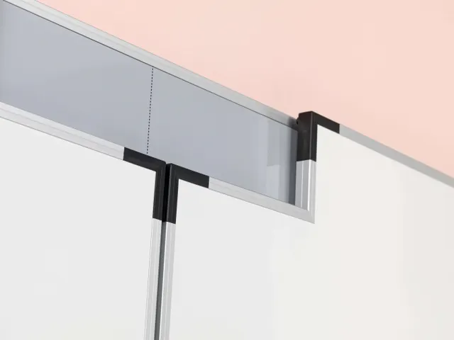 Projectiebord Extraflat Vijfvlaks 128x201cm 16:10 mat wit finger touch