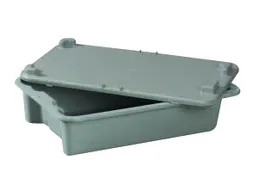 Draaistapelbak Pp Hxlxb 135X590X380Mm 18L Grijs