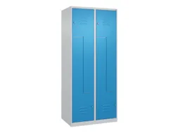 Z-garderobekast,HxBxD 1850x800x500mm,vak B 200/400mm,cil.-slot