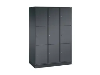 grootvolume-lockersysteem,HxBxD 1950x1220x600mm,3x3vakken,cil.-slot - 2