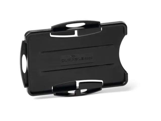 Durable Kaarthouder Eco voor 2 Kaarten Zwart