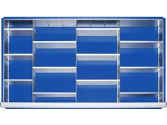 Indelingsset,M. Rasterprofiel,3Lengteverdeler/12Scheidingsplaten