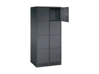 grootvolume-lockersysteem,HxBxD 1950x820x600mm,2x4vakken,cil.-slot - 1