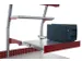 tablette coulissante,p. table d'emballage,HxlxP 140x1000x500mm