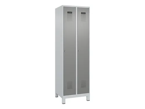 locker,HxBxD 1950x600x500mm,2vak,vak B 300mm,cil.-slot,voeten