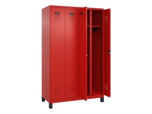 locker voor scheiding van kleding,HxBxD 1950x1200x500mm,4vak