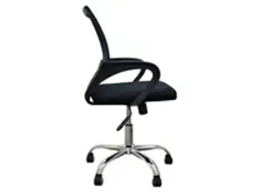 OUTLET Bureaustoel Basic Net Zwart Stof