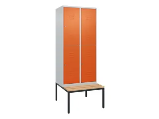 Dubbeldekse dekenkist,HxBxD 2120x800x815mm,2x2vak.,vak B 400mm - 1