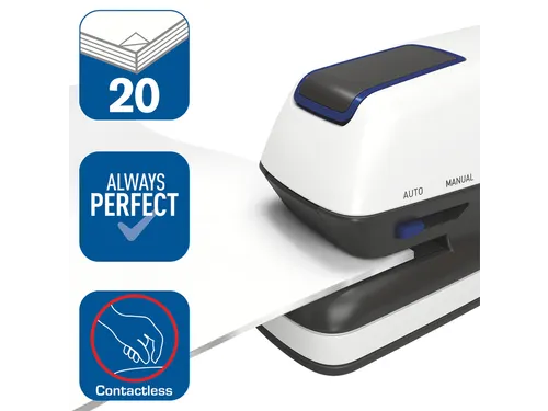 Nietmachine Elektrisch Optima Grip 20vel Zwart/Zilver