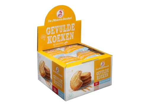 Koeken De Molen Gevulde koeken 30x50gr