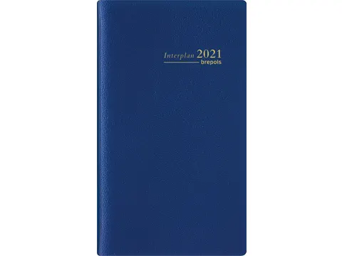 agenda Interplan Genova, blauw, 2027