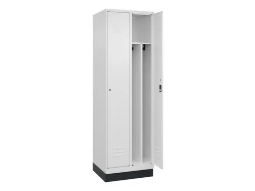 locker voor scheiding van kleding,HxBxD 1950x600x500mm,2vak