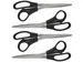 Ciseaux Office Products 21cm Asymétrique Noir