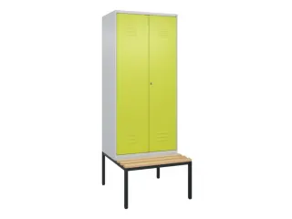 locker voor scheiding van kleding,HxBxD 2120x800x815mm,2vak - 1