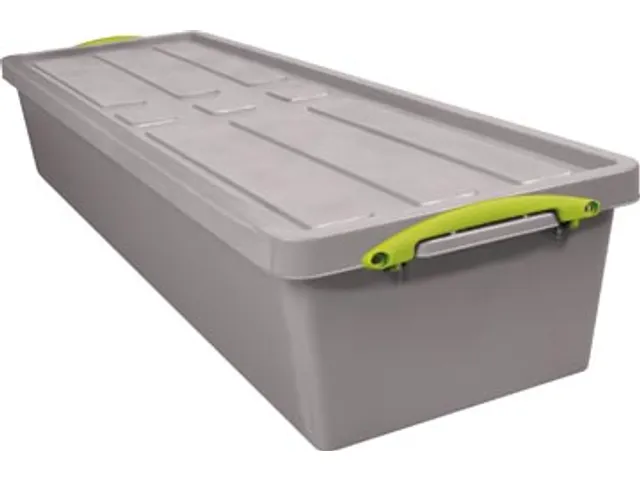 Recycled opbergdoos 23 Liter grijs Staplebaar