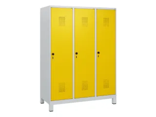 schoollocker,HxBxD 1630x1200x500mm,3vak,vak B 400mm,draaigrendel - 2