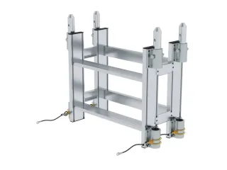 uitbreiding,v. rolsteiger,v. werk H tot 3,6m,aluminium - 1