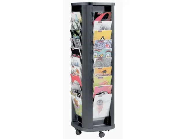 Paperflow Mobiele Folderhouder Carrousel 40 Vak