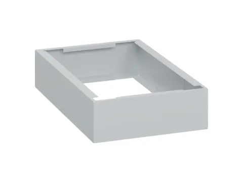 sokkel,HxBxD 100x300x500mm,kunststof,RAL7035,meerprijs