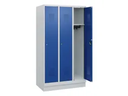 schoollocker,HxBxD 1630x900x500mm,3vak,vak B 300mm,cil.-slot,sokkel