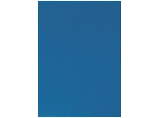Dekblad A4 Blauw Lederlook 250 Grams Pak 100 Stuks