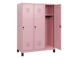 schoollocker,HxBxD 1630x1200x500mm,3vak,vak B 400mm,draaigrendel