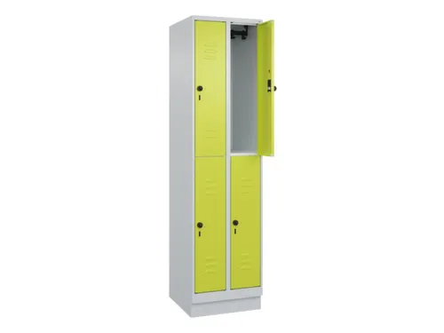 dubbeldekse locker,HxBxD 1950x500x500mm,2x2vak.,vak B 250mm